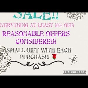 ♥️💜♥️ CLOSET SALE!! ♥️💜♥️